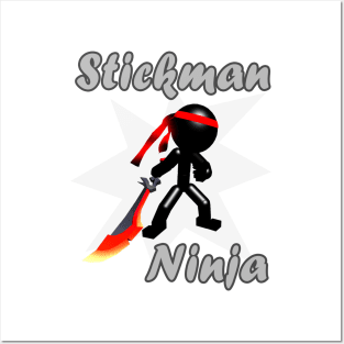 Stickman Ninja Posters and Art